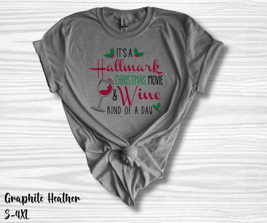 It's Hallmark Christmas Movie & Wine Kind of day