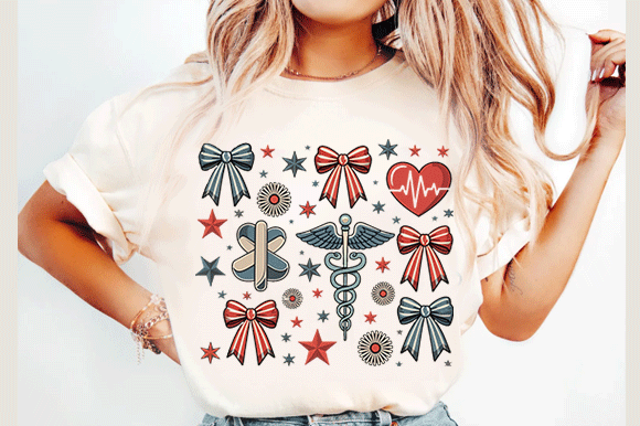 Nurse 4th of July Coquette