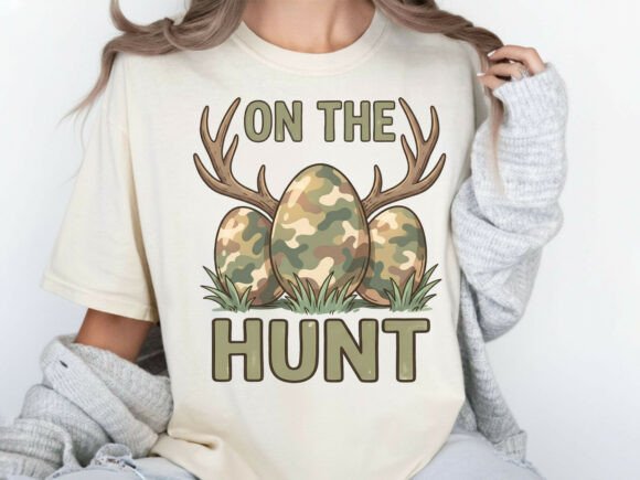 On the Hunt Camo Easter Eggs – DTF Transfer