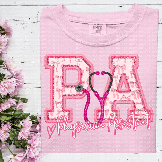 Pink Coquette Physician Assistant