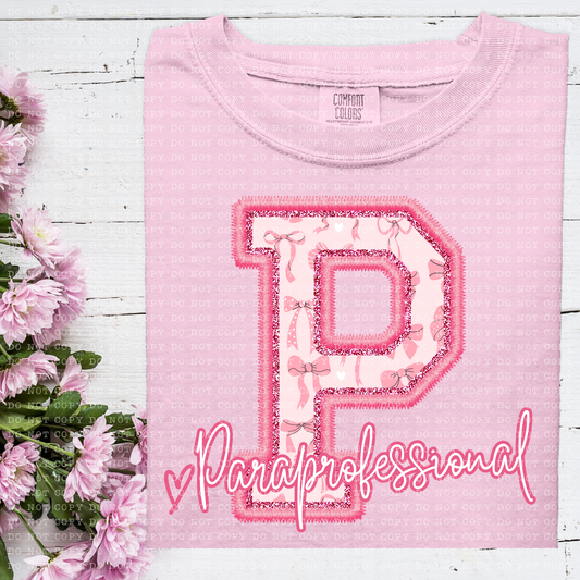 Pink Coquette Paraprofessional