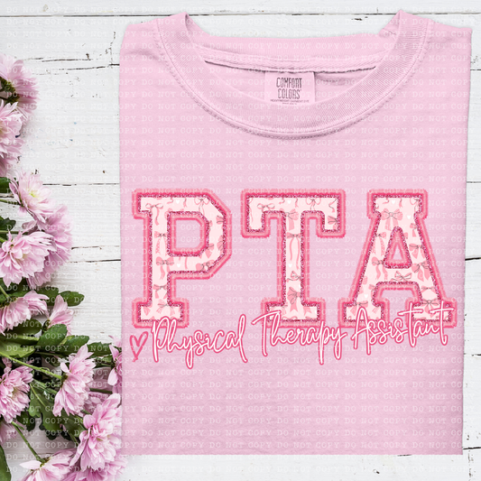 Pink Coquette Physical Therapy Assistant