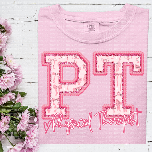 Pink Coquette Physical Therapist