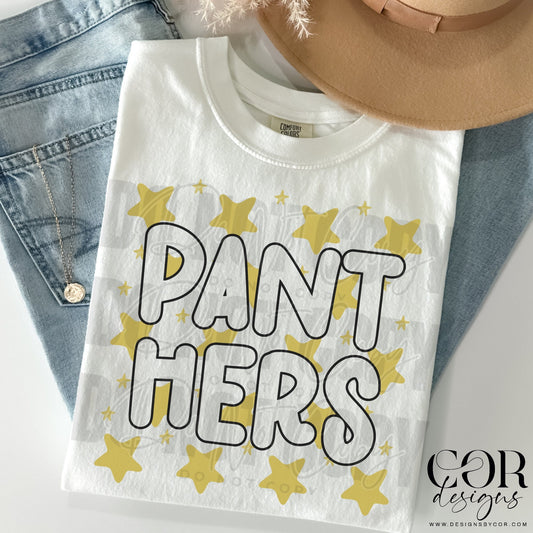 Panthers (yellow stars)