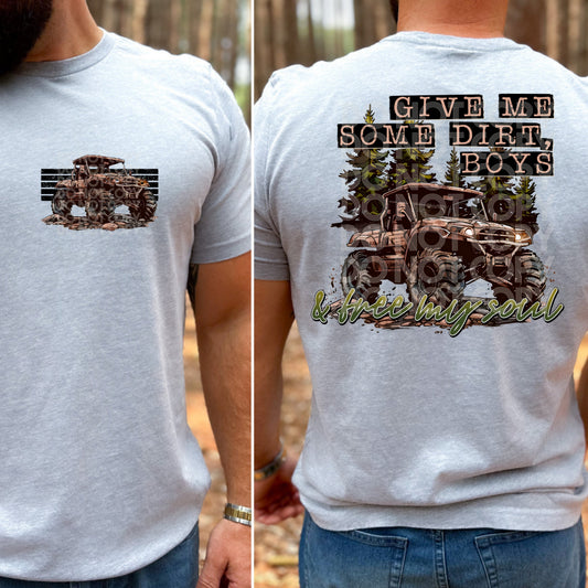 Give me some dirt, boys & free my soul (front)