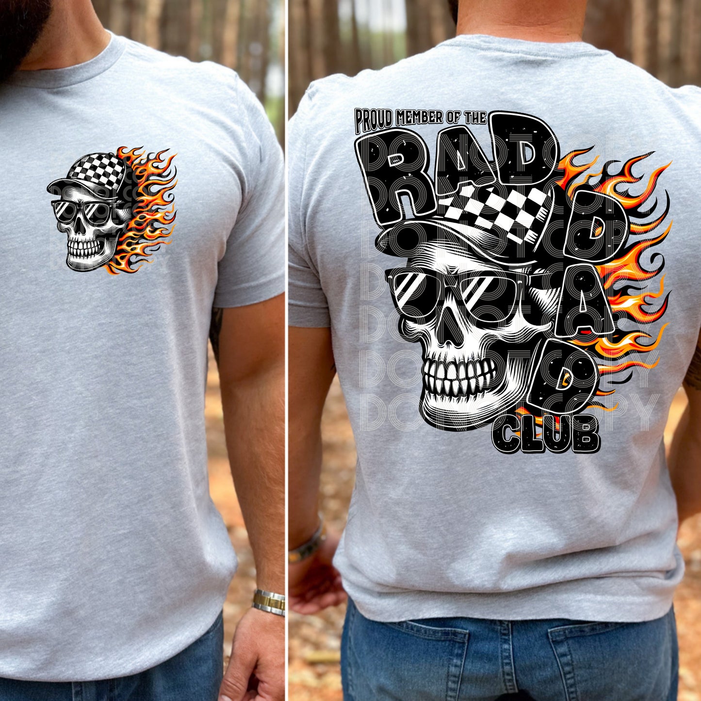Proud member of the rad dad club (back)