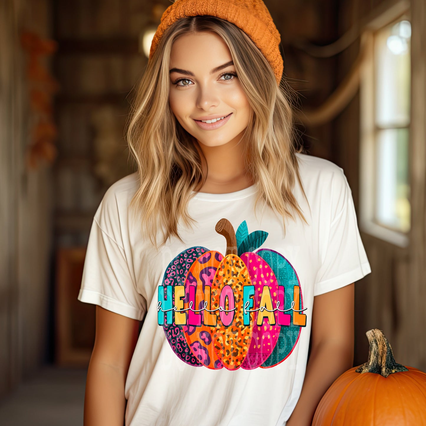 Hello Fall Pumpkin
