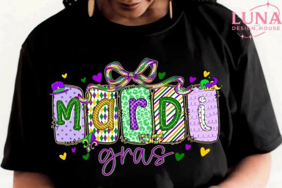 Mardi Gras DTF Transfer