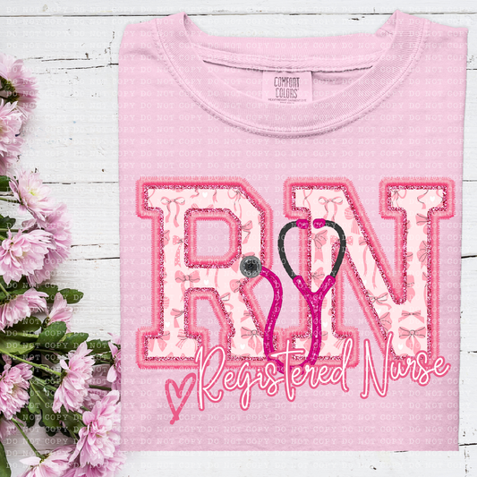 Pink Coquette Registered Nurse