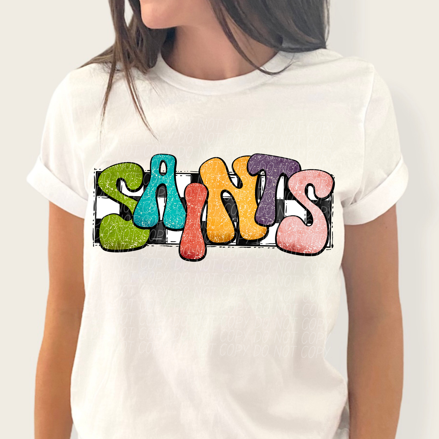 Saints (retro rainbow)