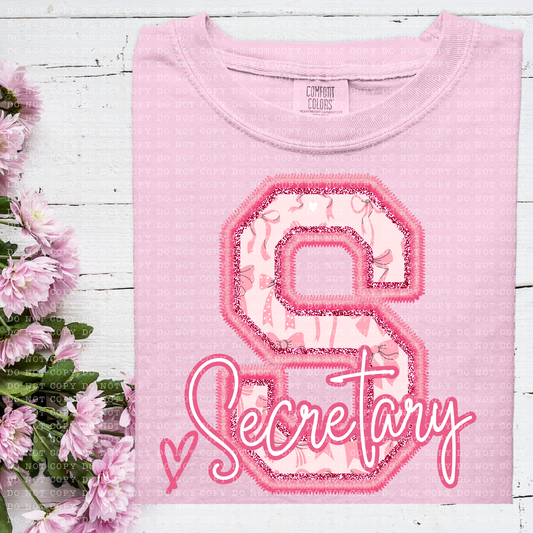 Pink Coquette Secretary