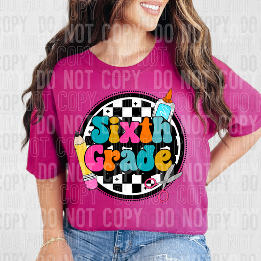 Sixth Grade (checkered)