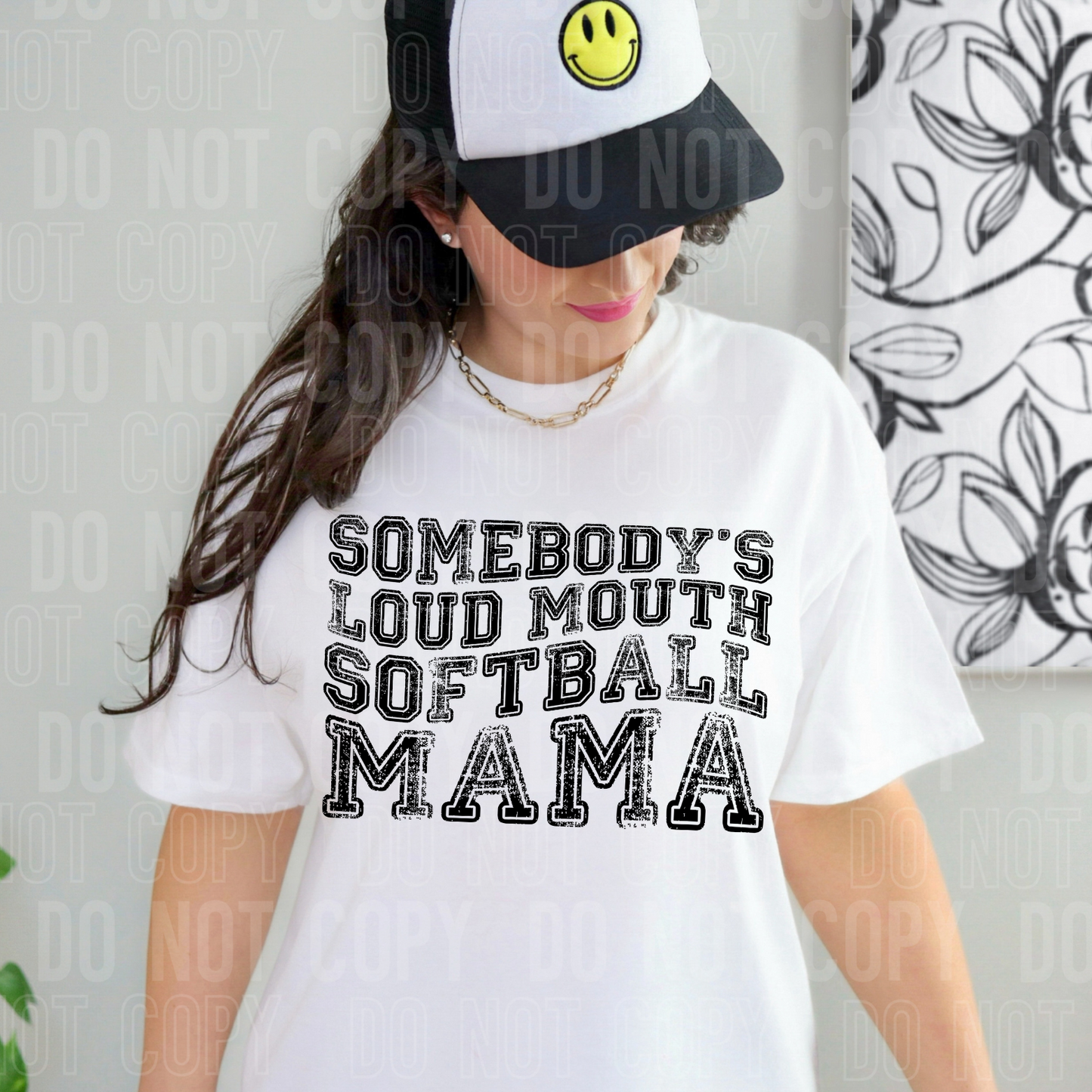 Somebody's loud mouth softball mama