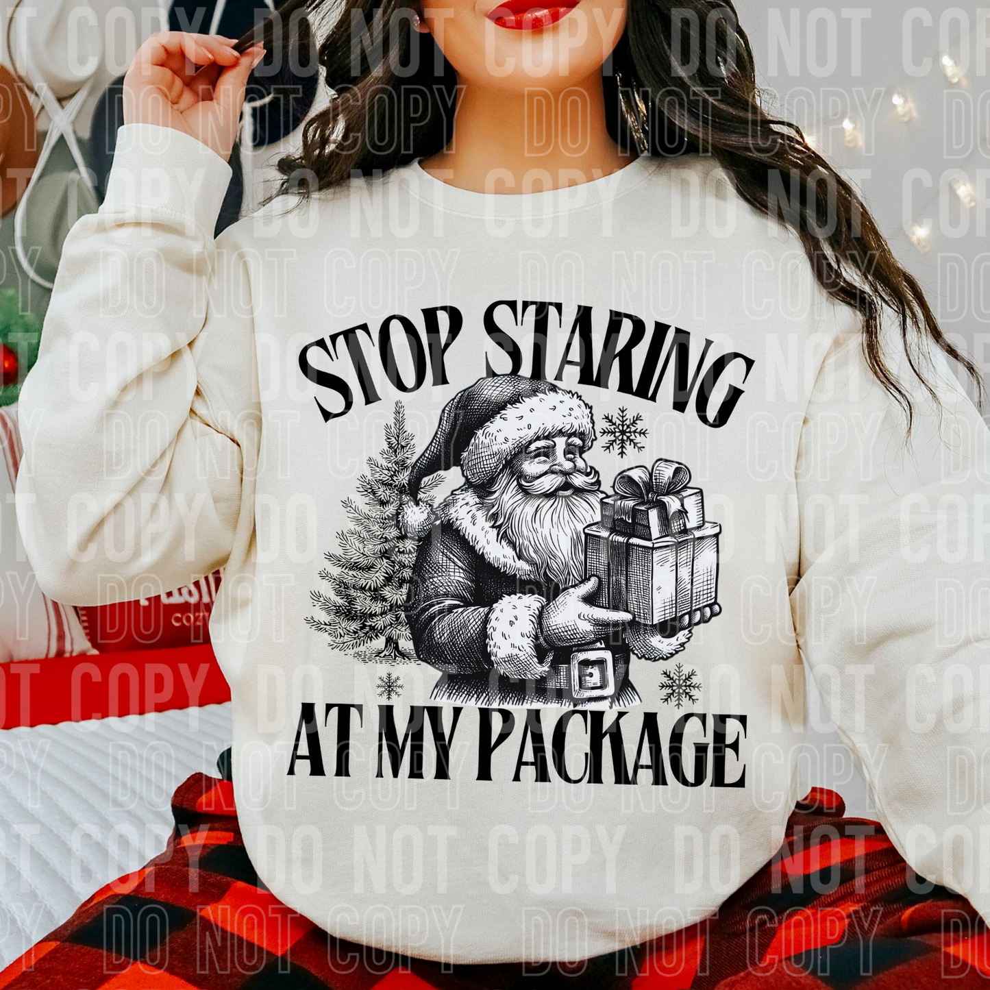 Stop staring at my package