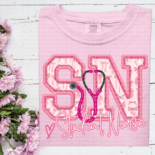 Pink Coquette Student Nurse