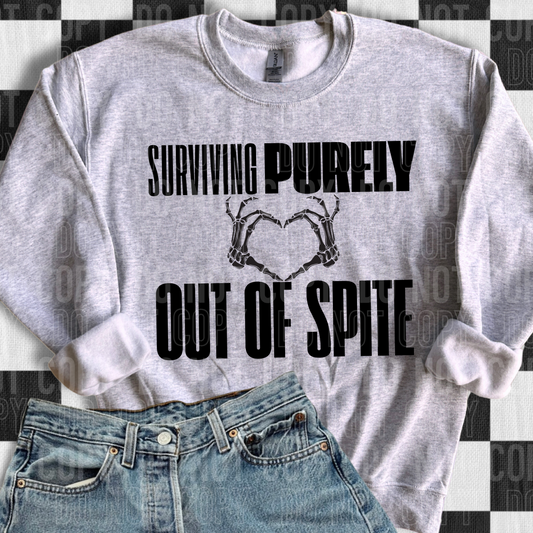 Surviving purely out of spite