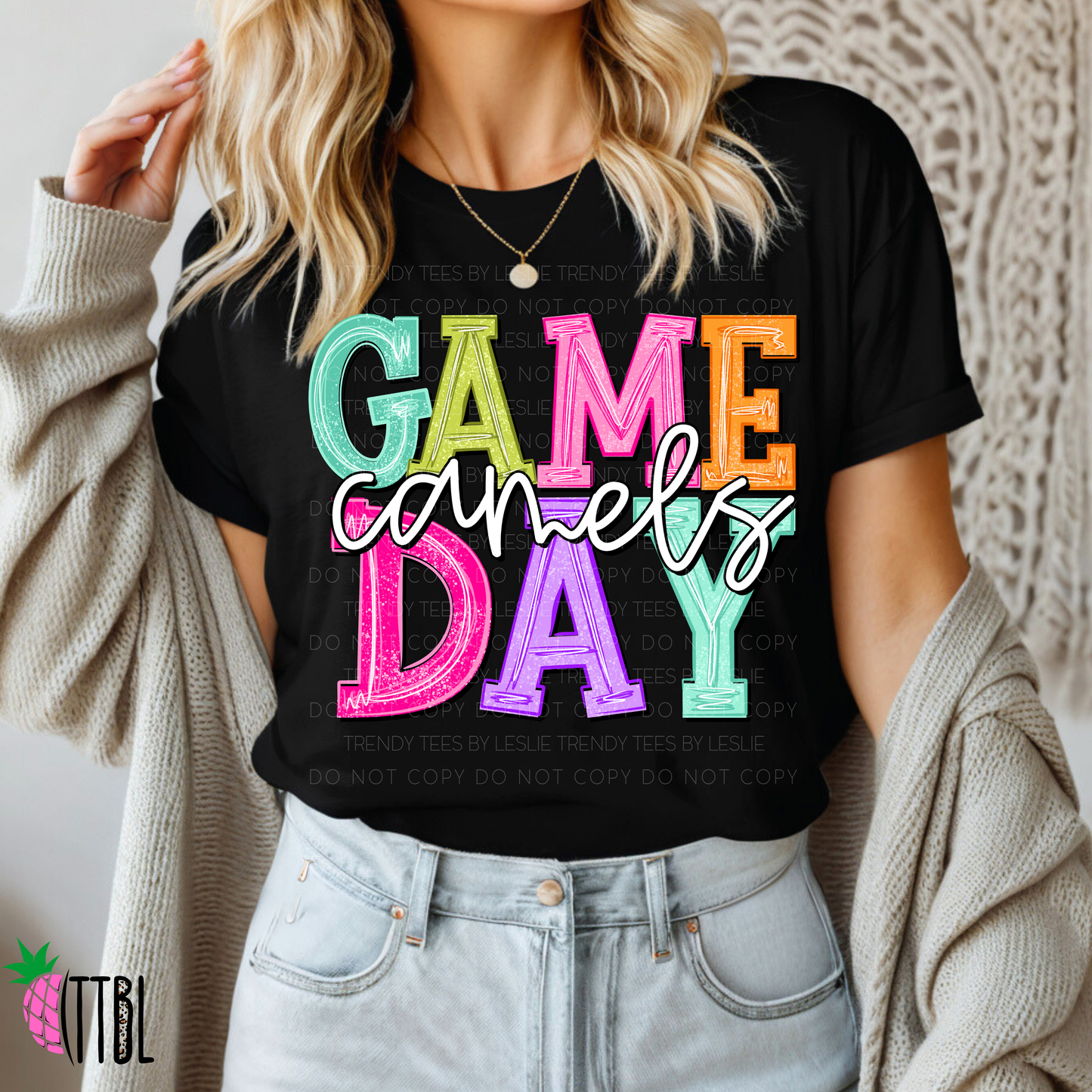 Game Day Camels Multi Color