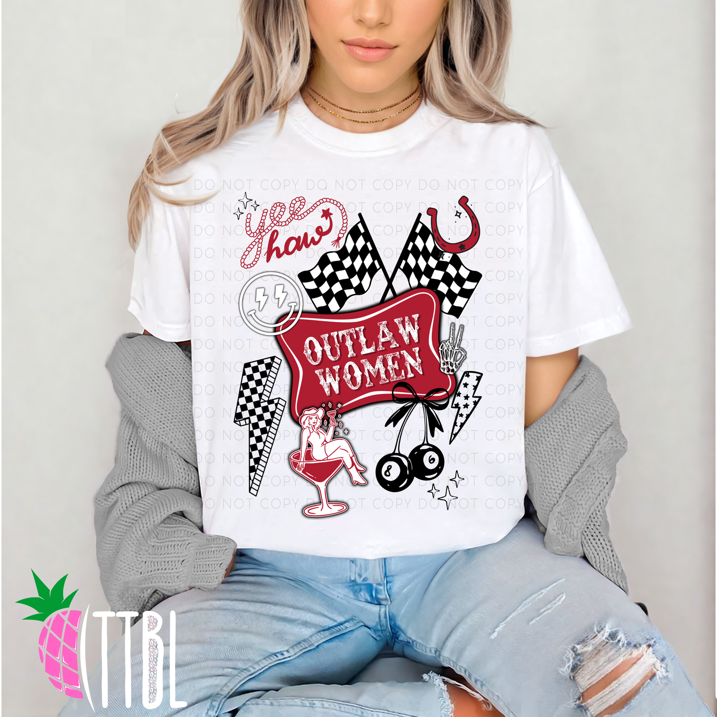 Outlaw Women DTF Transfer