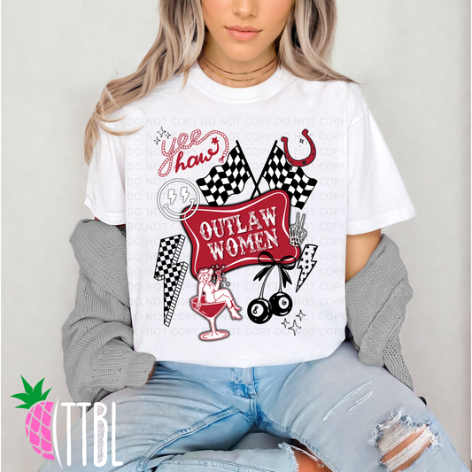Outlaw Women DTF Transfer