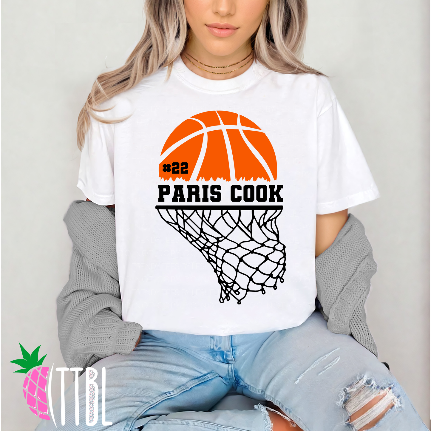 Custom School Basketball DTF Transfers