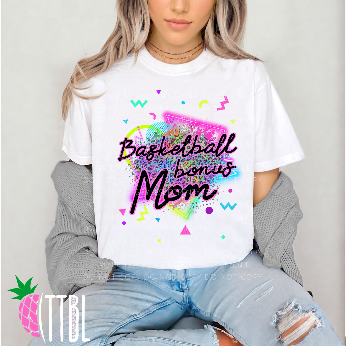 Retro Basketball Bonus Mom