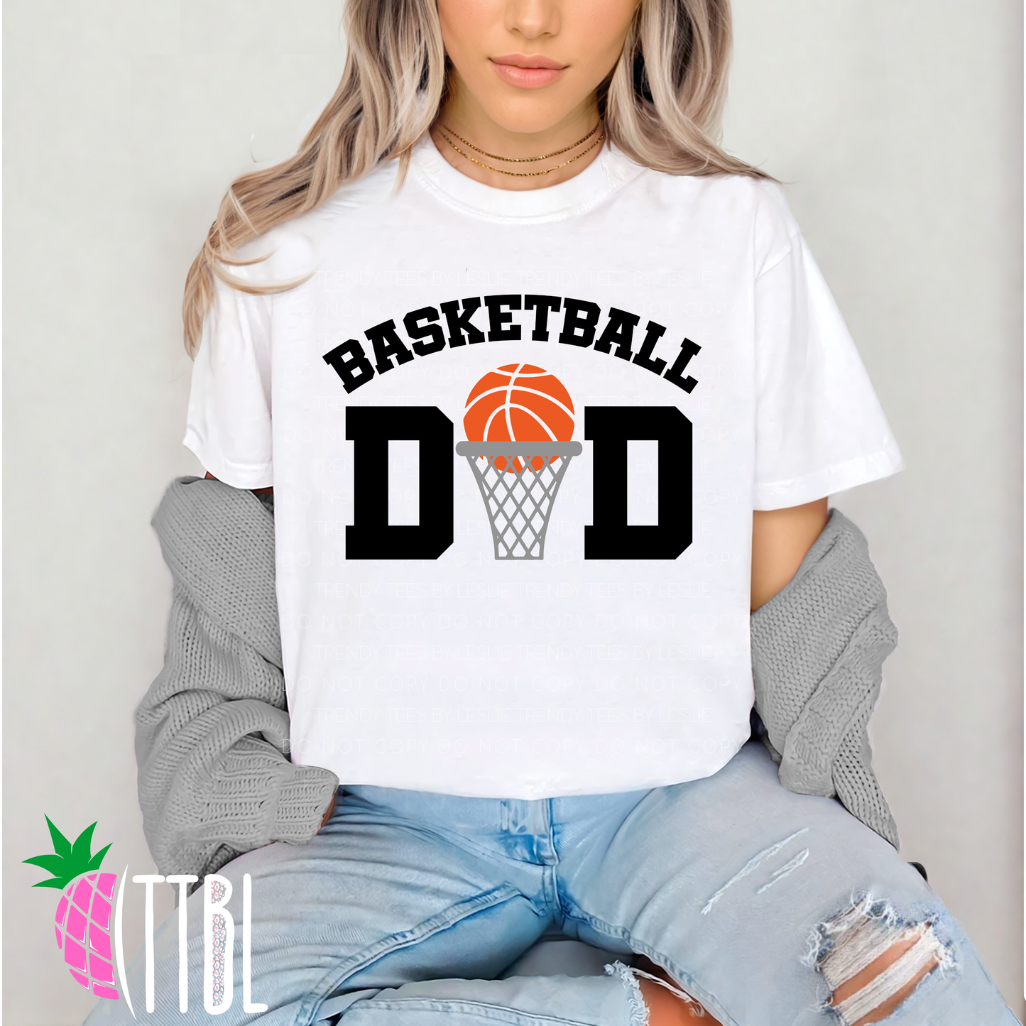 Basketball Dad DTF Transfer