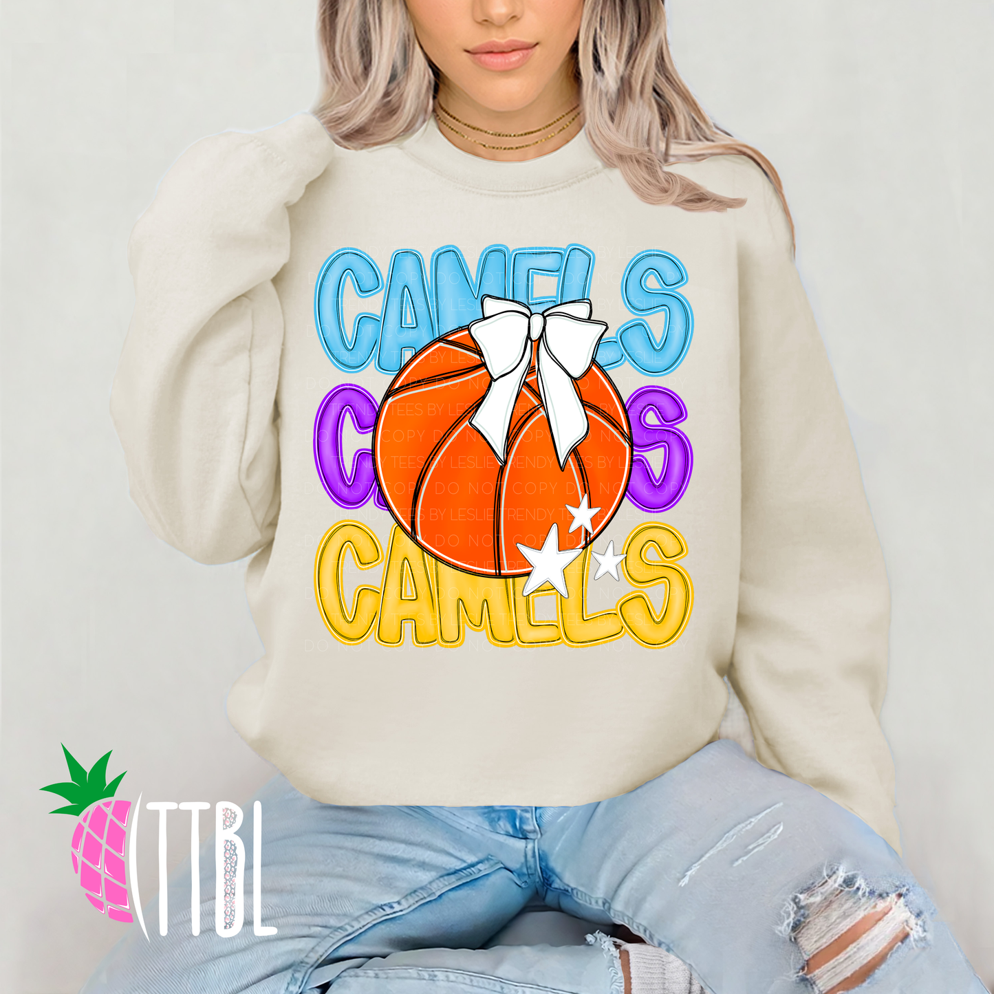 Camels Basketball DTF Transfer