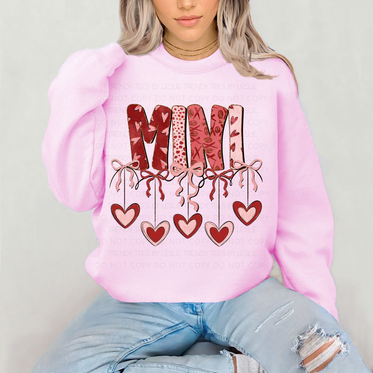 Mini Hearts DTF Transfer