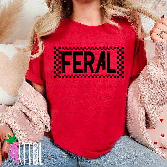 Feral DTF Transfer (black)
