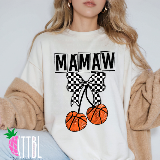 Basketball Cherries Mamaw