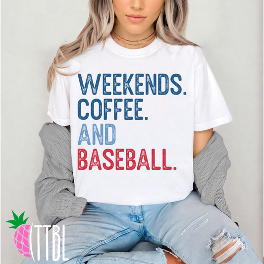 Weekends Coffee and Baseball PNG