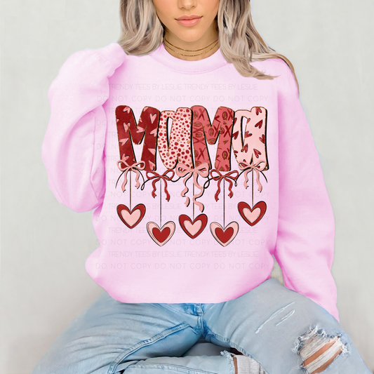 Mama Hearts DTF Transfer