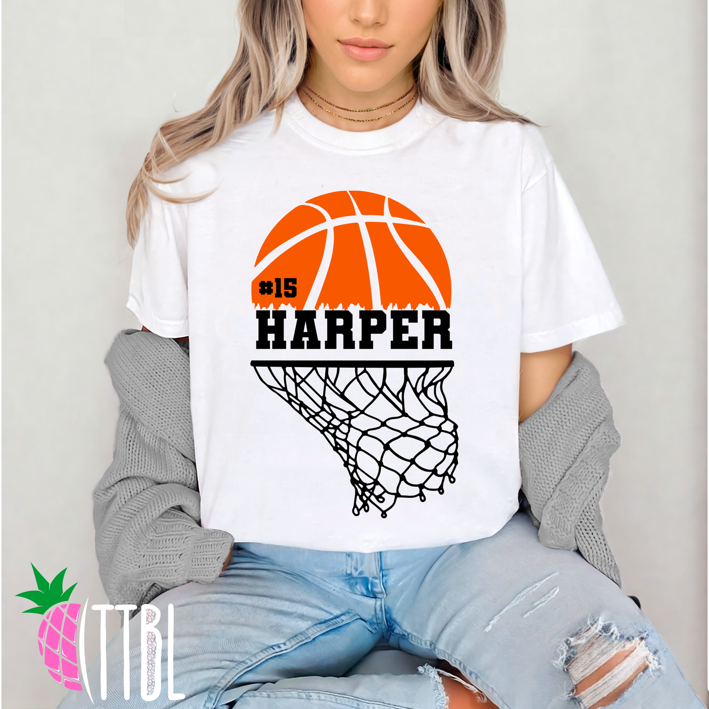 Custom School Basketball DTF Transfers