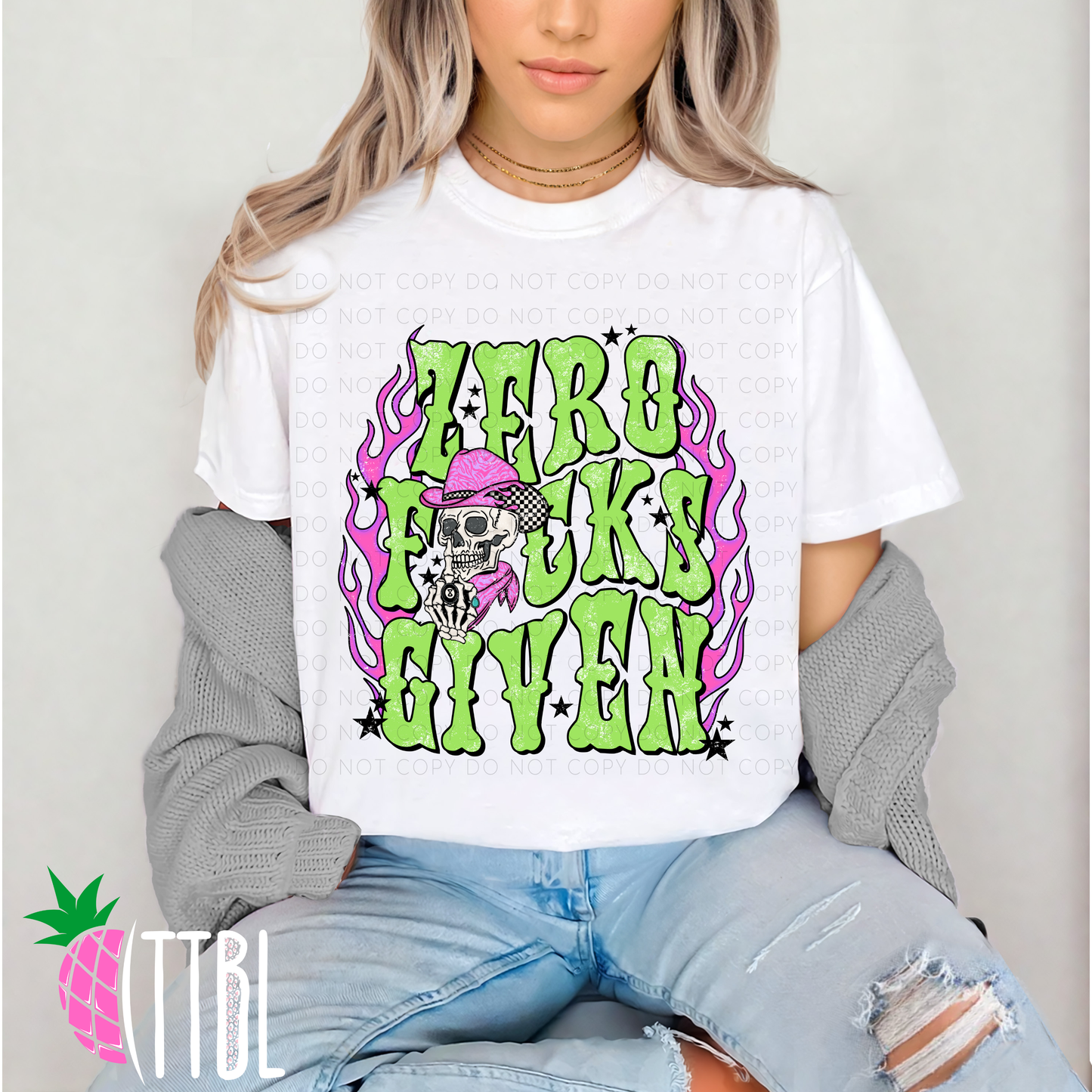 Zero F*cks Given DTF Transfer