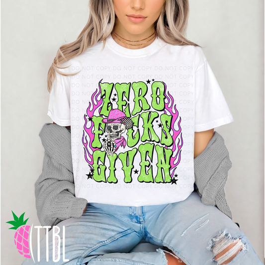 Zero F*cks Given DTF Transfer