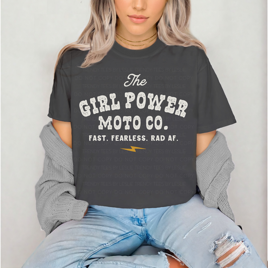 The Girl Power Moto Co. DTF Transfer