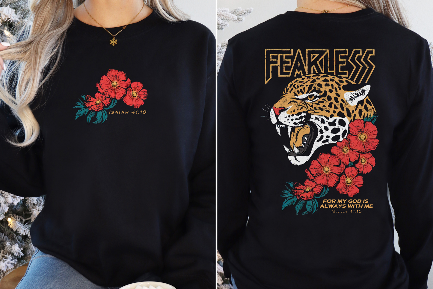 Fearless Isaiah 41:10 DTF Transfer (front)