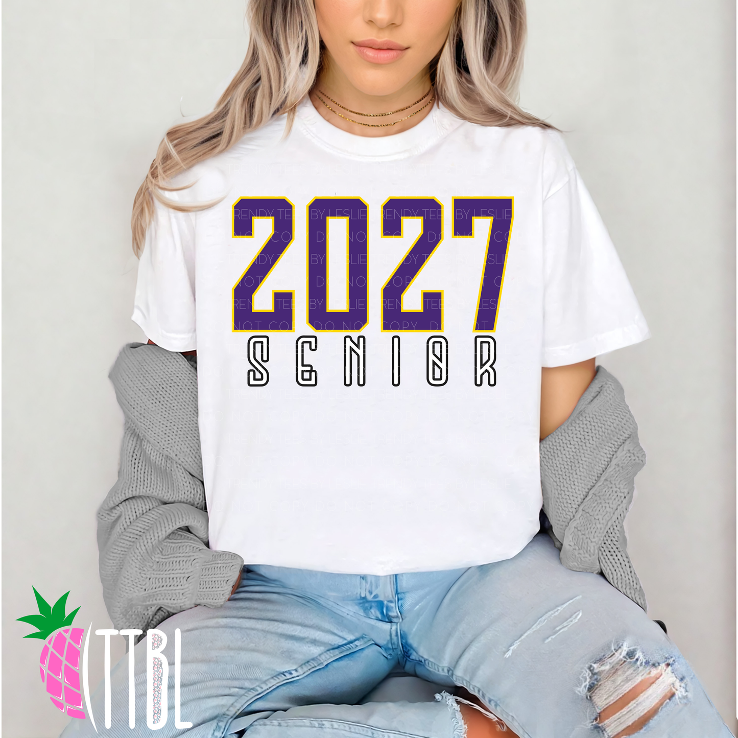 2027 Senior - Block Style