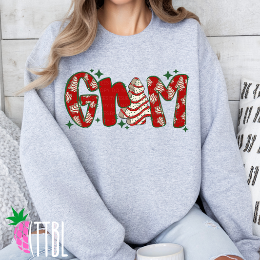 Gram Christmas Tree Cake