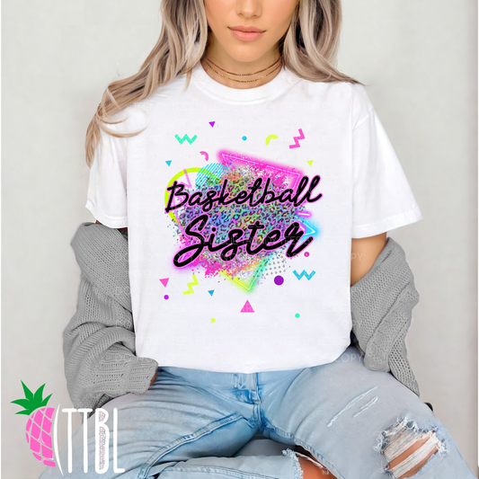 Retro Basketball Sister