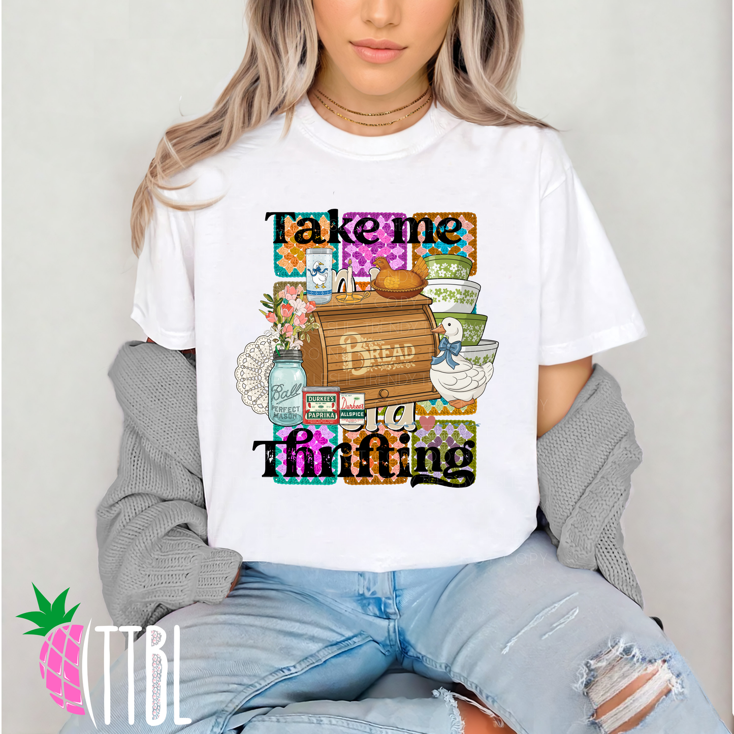 Take Me Thrifting DTF Transfer