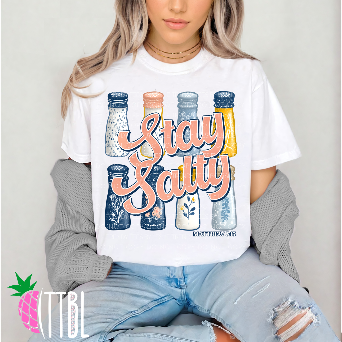 Stay Salty Faith-Inspired DTF Transfer