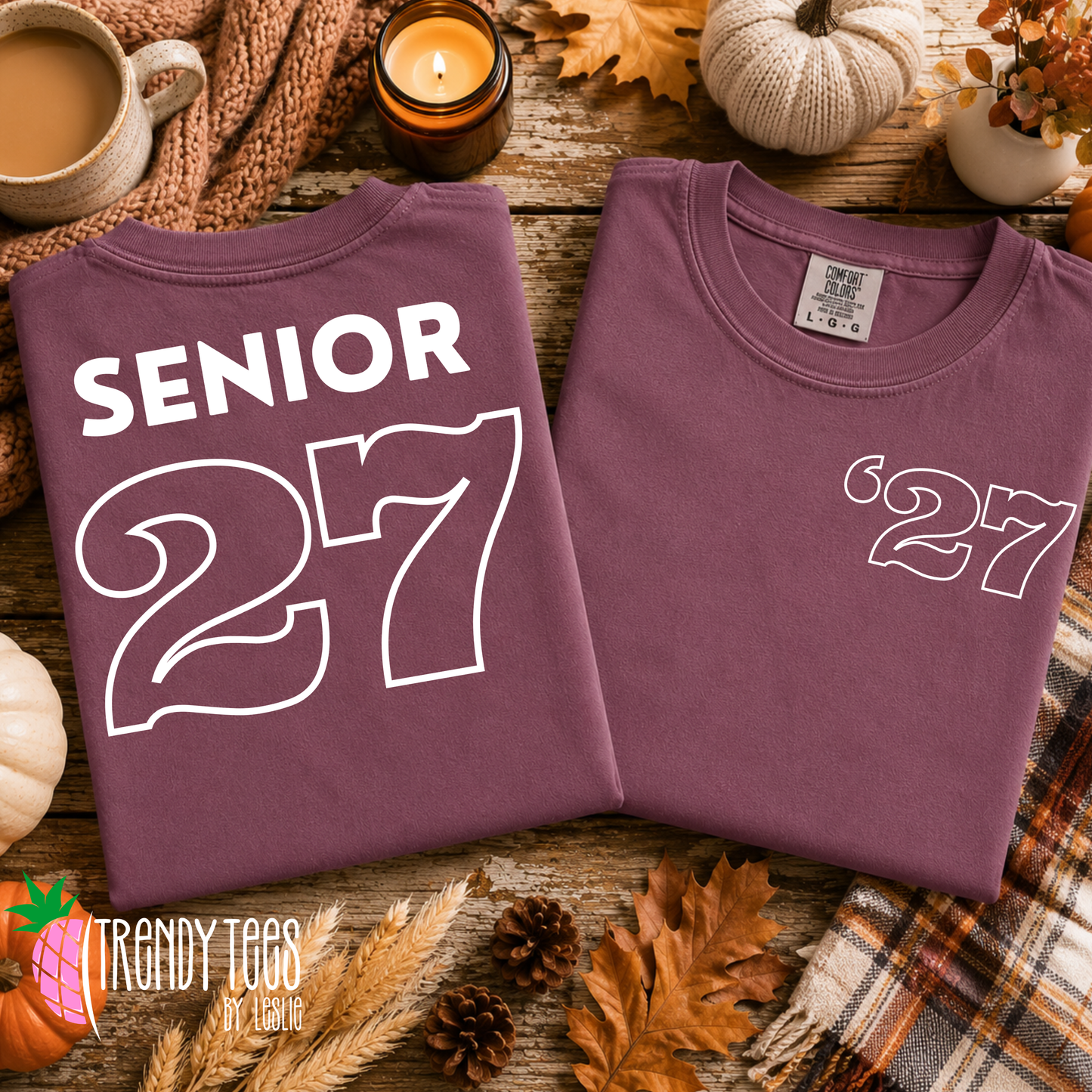 SENIOR 27 - Pink, Black or White
