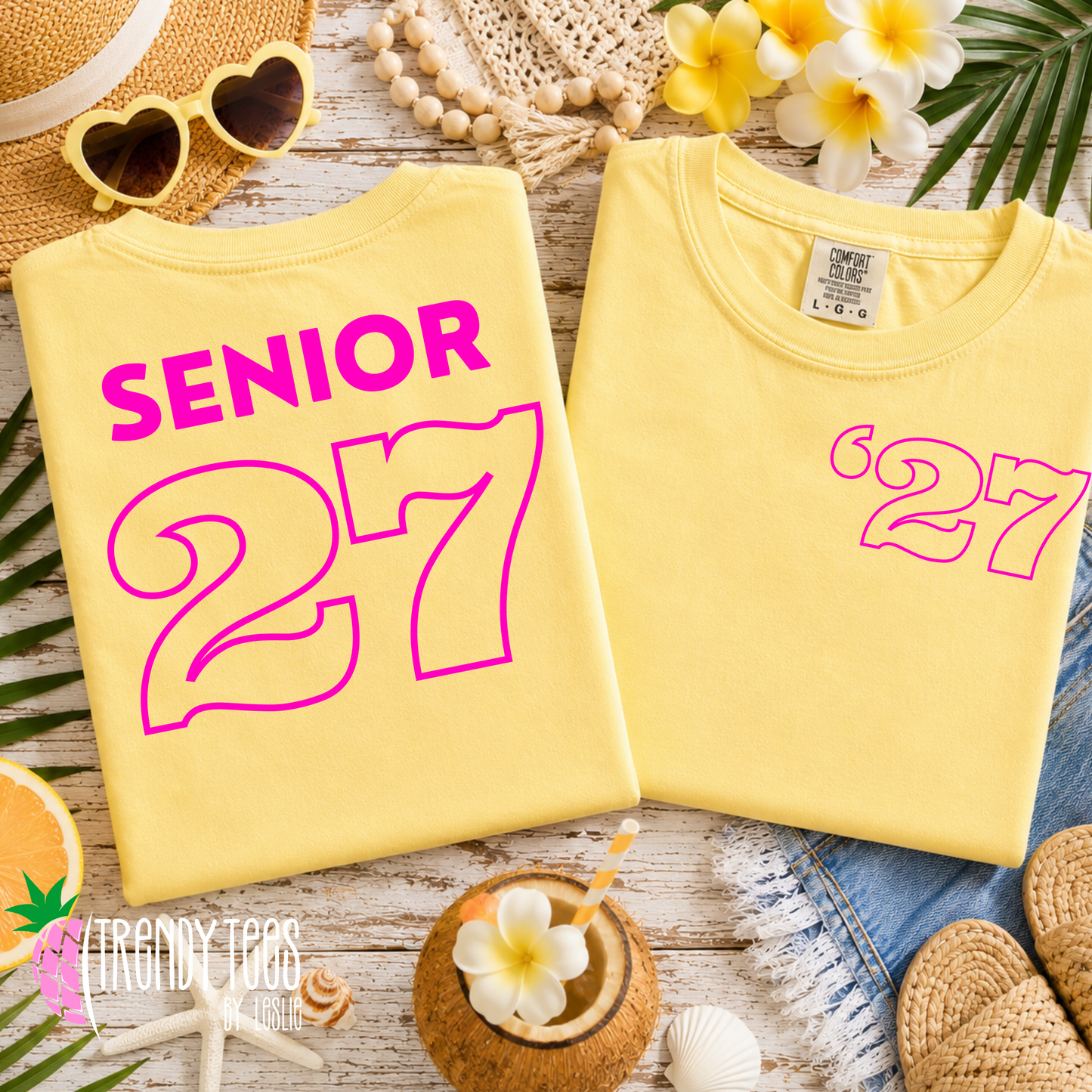 SENIOR 27 - Pink, Black or White
