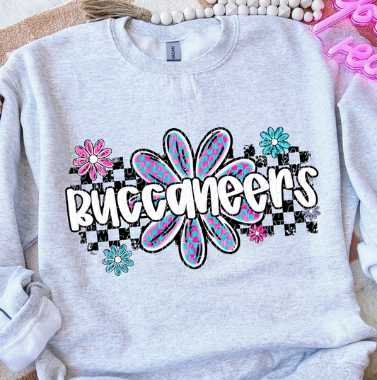 Buccaneers (checker flower mascots)