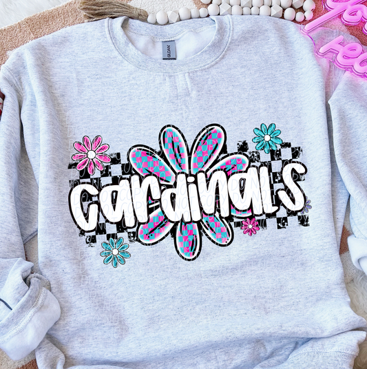 Cardinals (checker flower mascots)