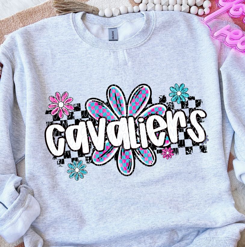 Cavaliers (checker flower mascots)