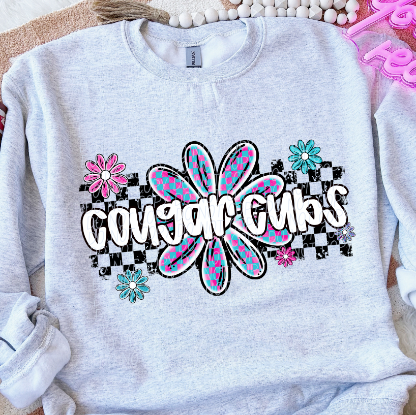 Cougar Cubs (checker flower mascots)