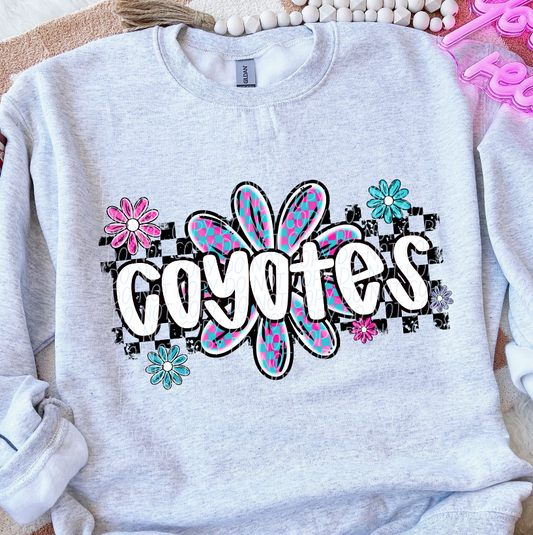 Coyotes (checker flower mascots)