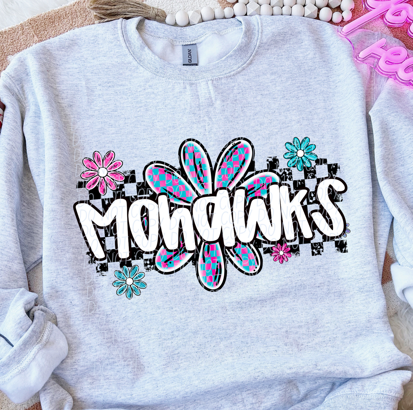 Mohawks (checker flower mascots)